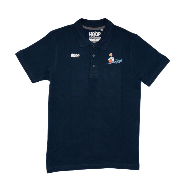 Genova Seagulls Basketball Man Polo - Blue Navy