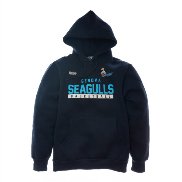 Genova Seagulls Basketball Unisex Hoodie - Blue Navy